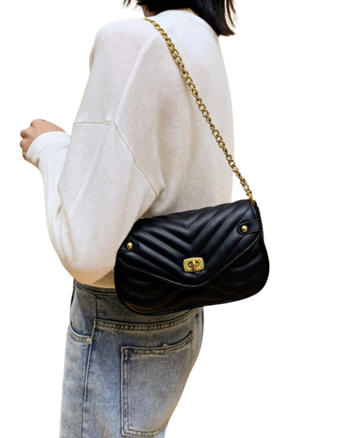 SHOPIQAT Shoulder High Sense Chain Messenger Small Bag - Premium from shopiqat - Just $9.900! Shop now at shopiqat